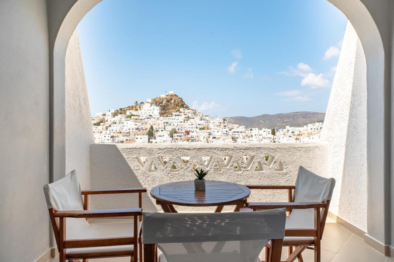 Sunrise Hotel イオス島 チョーラ エクステリア 写真